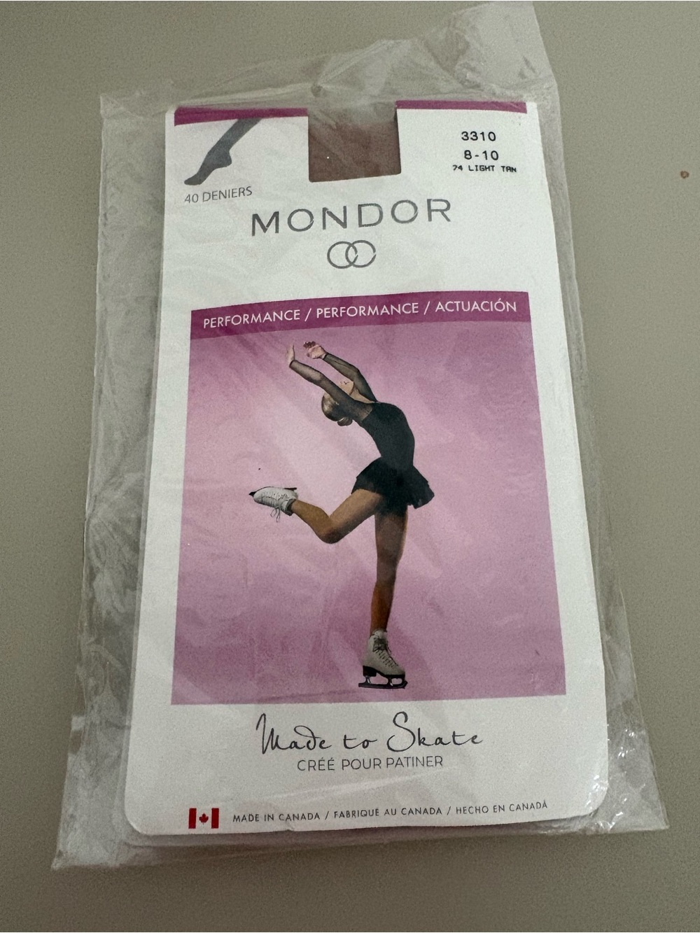 Mondor Kids Light Tan Performance Tights